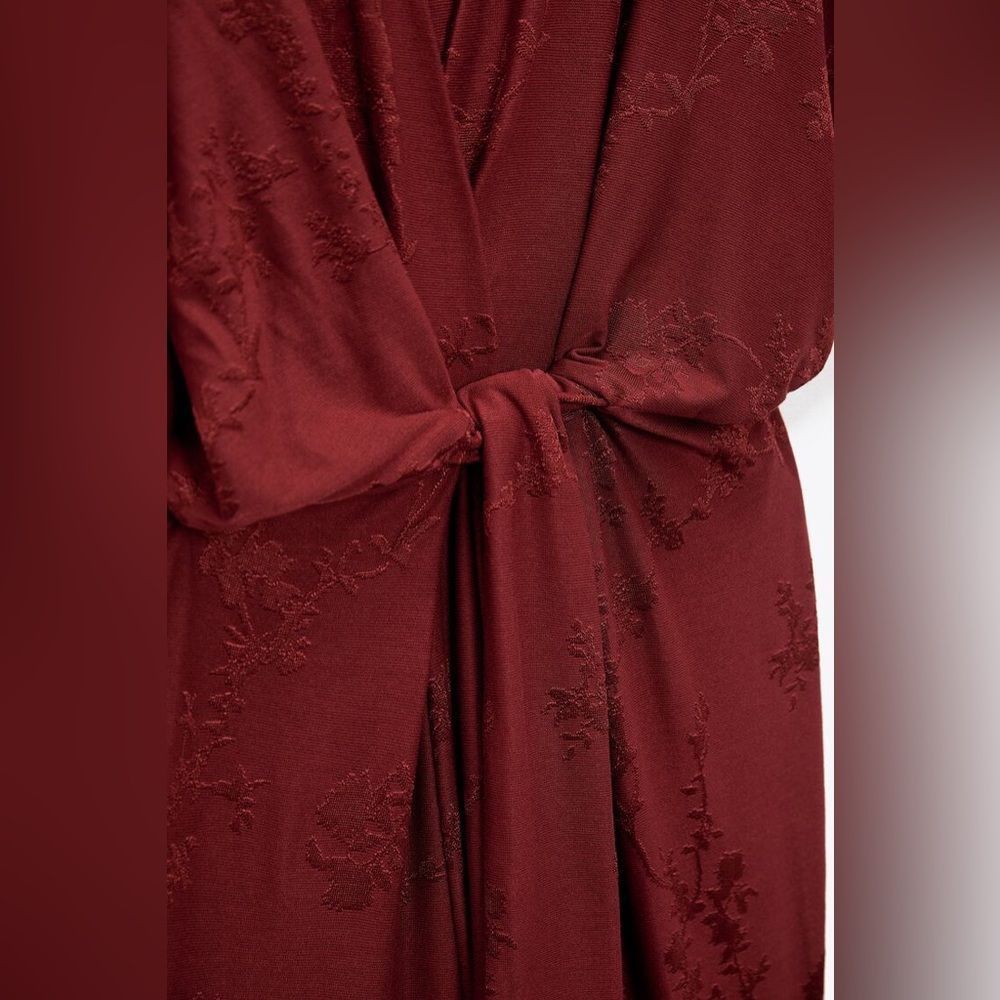 ZARA LONG JACQUARD JUMPSUIT - Picture 13 of 13